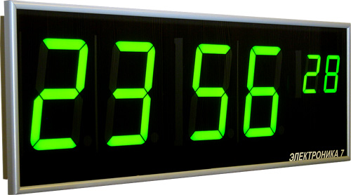 Электронные настенные часы с секундами Электроника 7-2126СМ-6, В126СМ-6. Производство офисных часов - Завод Рефлектор.