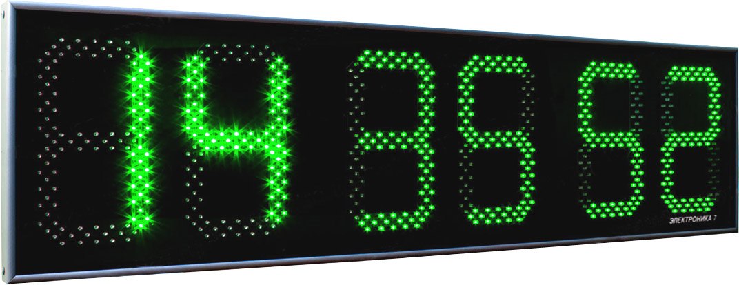 Электронные настенные часы с секундами Электроника 7-2350С-6, В350С-6, В330С-6. Производство офисных часов - Завод Рефлектор.