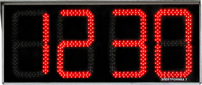 Электронные уличные часы Электроника 7-2500С-4, В500С-4, В460С-4 .